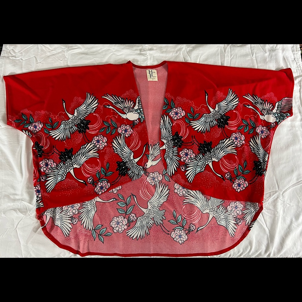 Haute project los angeles cardigan sweater. Red. Size Large. Lightly used.